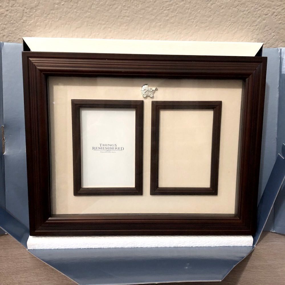 Baby Birth Record Things Remembered Silver Charm Photo Frame